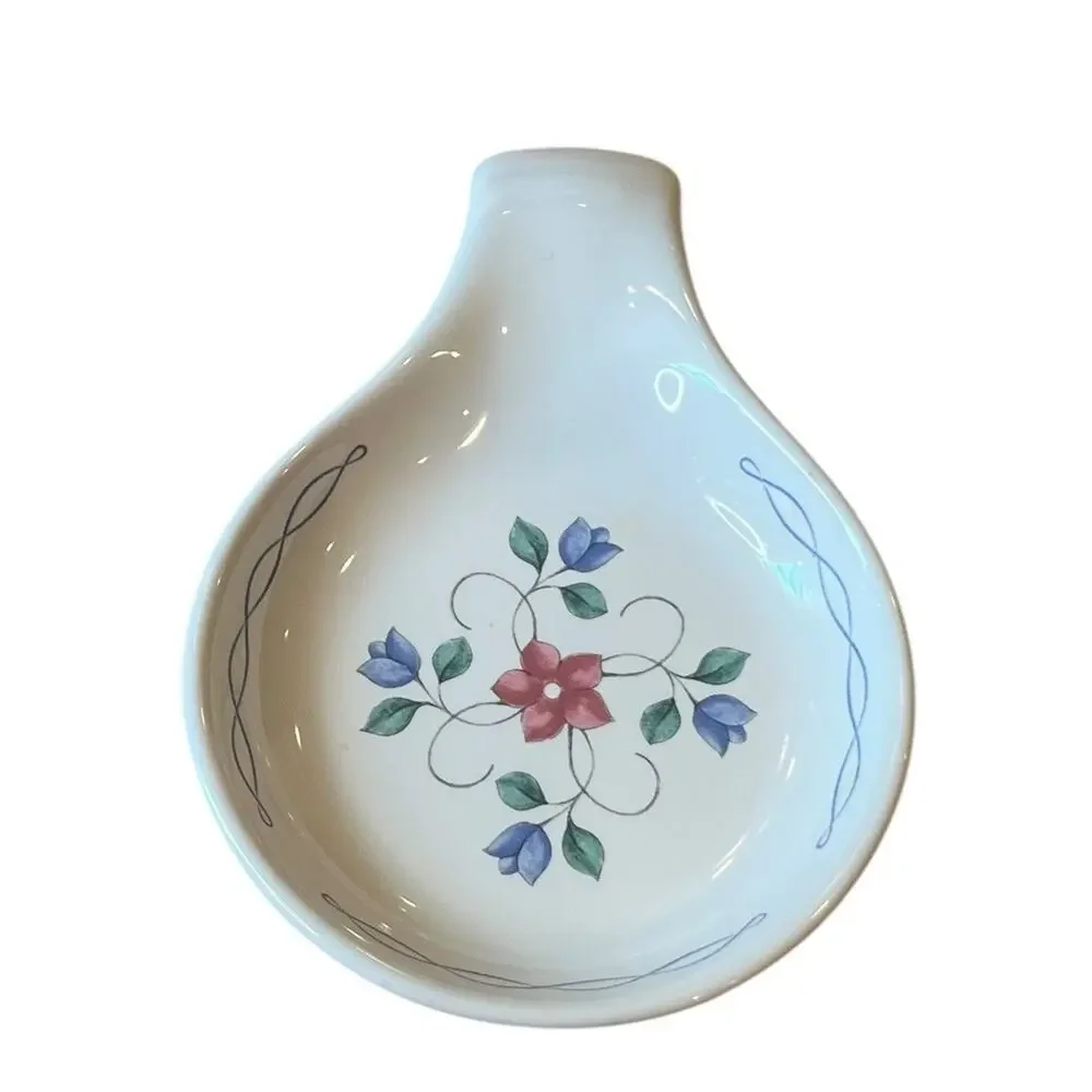 PFALTZGRAFF BONNIE BRAE SPOON REST USA Floral 6.5” Excellent Condition 1990s